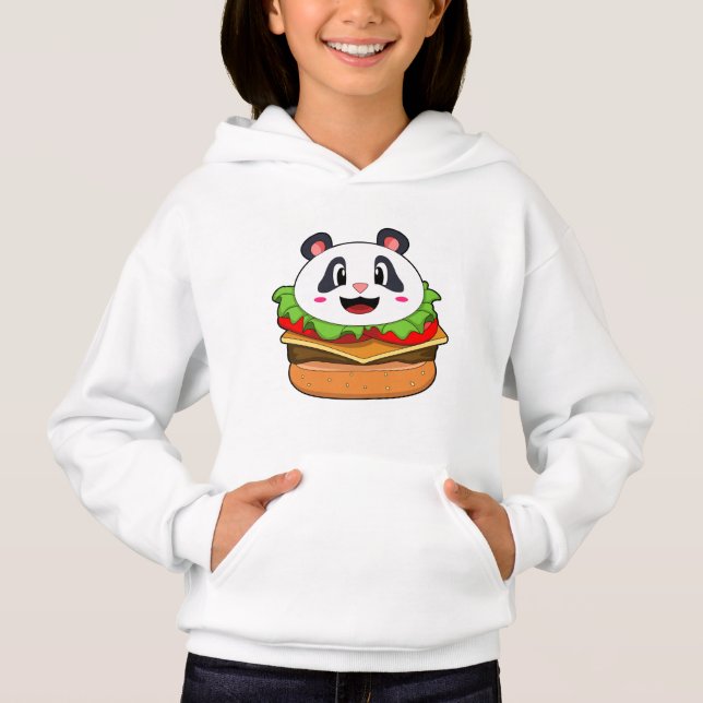 Panda con hamburguesa (Anverso)