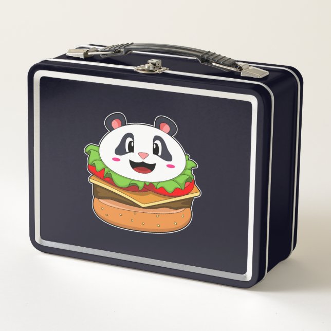 Panda con hamburguesa (Anverso)