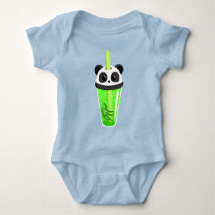 Panda Cute Design Baby Jersey Bodysuit