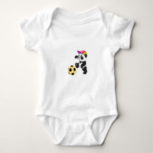 Panda Cute Design Baby Jersey Bodysuit