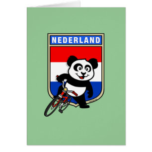 Panda de ciclismo holandés