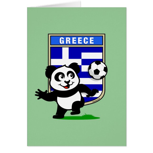 Panda de fútbol de Grecia (Frente)