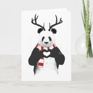 Panda de navidad