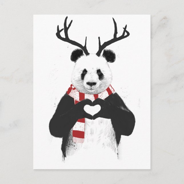Panda de Navidad (Anverso)