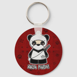 ¡Panda de Ninja! En llavero rojo