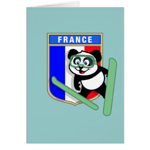 Panda de salto de esquí en Francia