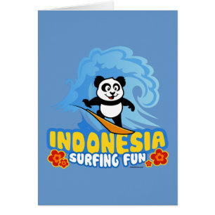 Panda de Surfing de Indonesia