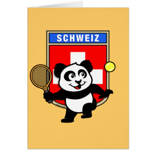 Panda de tenis de Suiza