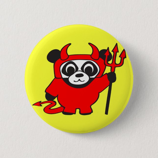 Panda - diablo - botón (Anverso)