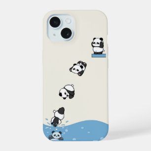Panda Dive juguetón - Estuche para teléfono animal