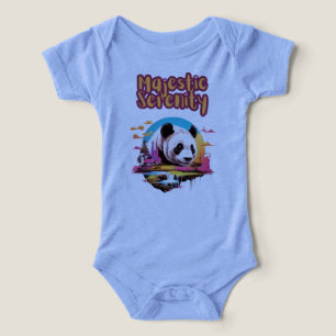 Panda Elegance audaz: Panda vibrante en su hábitat