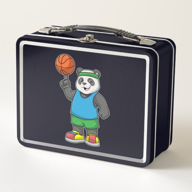 Panda en Deportes con Baloncesto (Anverso)