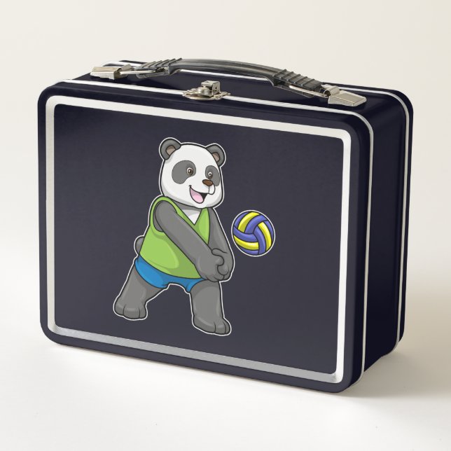 Panda en Deportes con Voleibol (Anverso)