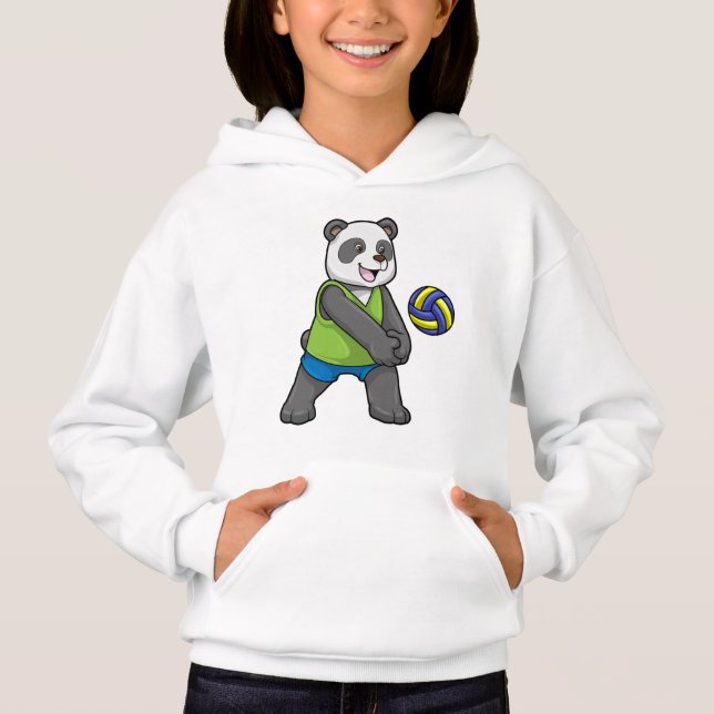 Panda en Deportes con Voleibol (Anverso)