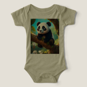 Panda en el árbol encantado
