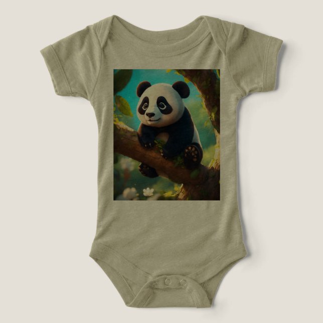 Panda en el árbol encantado (Diseño delantero )