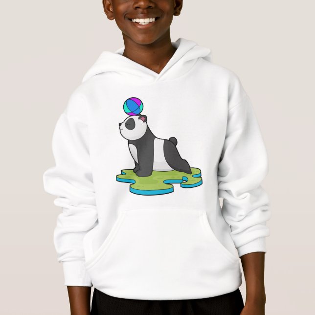 Panda en el gimnasio del yoga (Anverso)