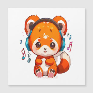 Panda escuchando música Kpop