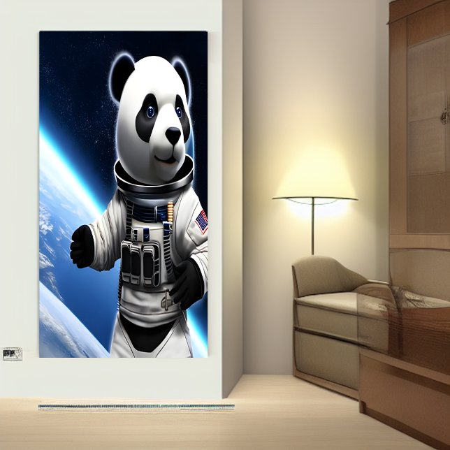 Panda espacial | Poster de arte de IA (Subido por el creador)