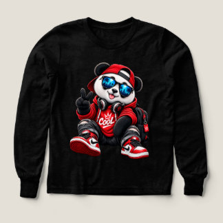 Panda genial de Hip Hop con sudadera con capucha r