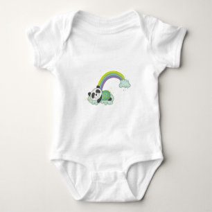 Panda ilustracion Design Baby Jersey Bodysuit