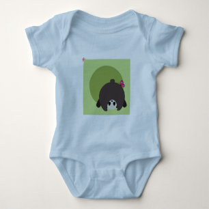 Panda ilustracion Design Baby Jersey Bodysuit