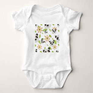 Panda ilustracion Design Baby Jersey Bodysuit