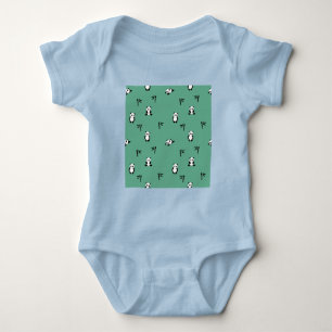Panda ilustracion Design Baby Jersey Bodysuit