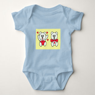 Panda ilustracion Design Baby Jersey Bodysuit