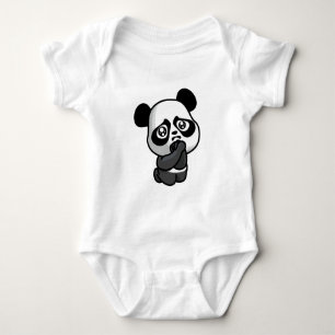 Panda ilustracion Design Baby Jersey Bodysuit