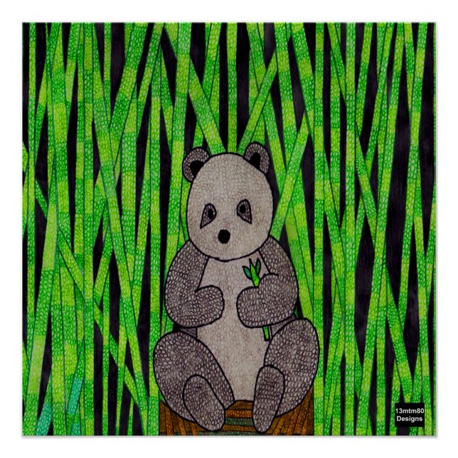 Panda - Impresión de Póster (Anverso)