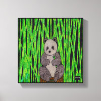 Panda - Impresión en Lienzo