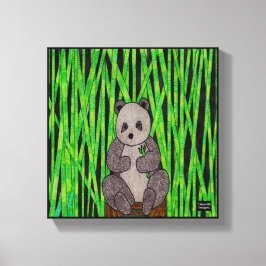 Panda - Impresión en Lienzo