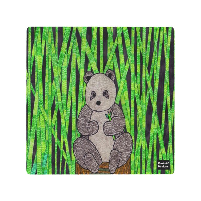 Panda - Impresión Metalizado (Anverso)