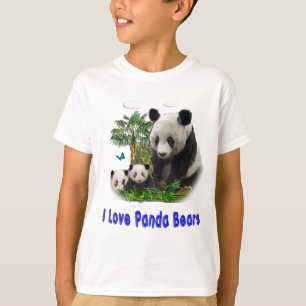 Panda lleva camisetas
