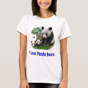 Panda lleva camisetas