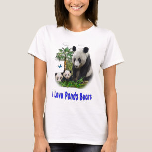 Panda lleva camisetas
