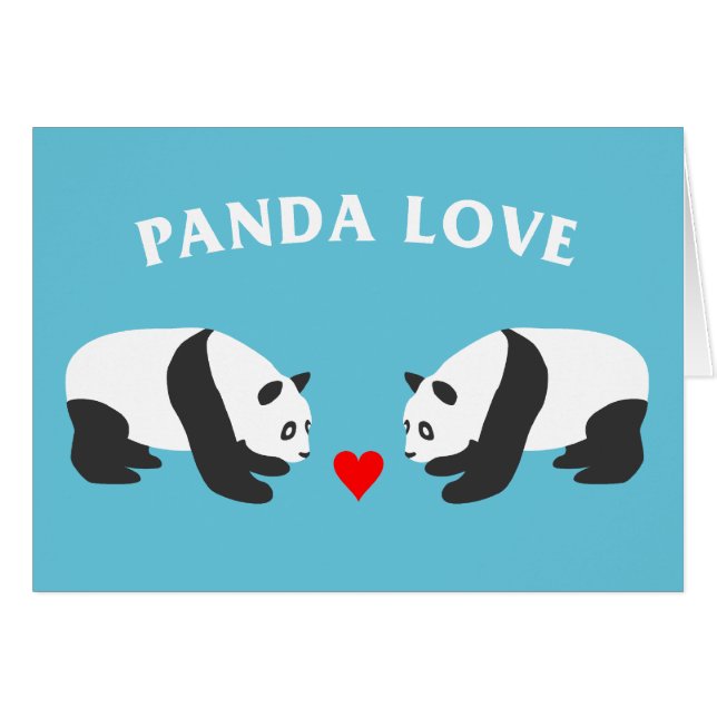 Panda Love (Azul) (Anverso (Horizontal))