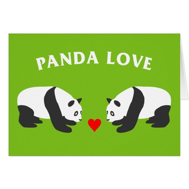 Panda Love (Verde) (Anverso (Horizontal))