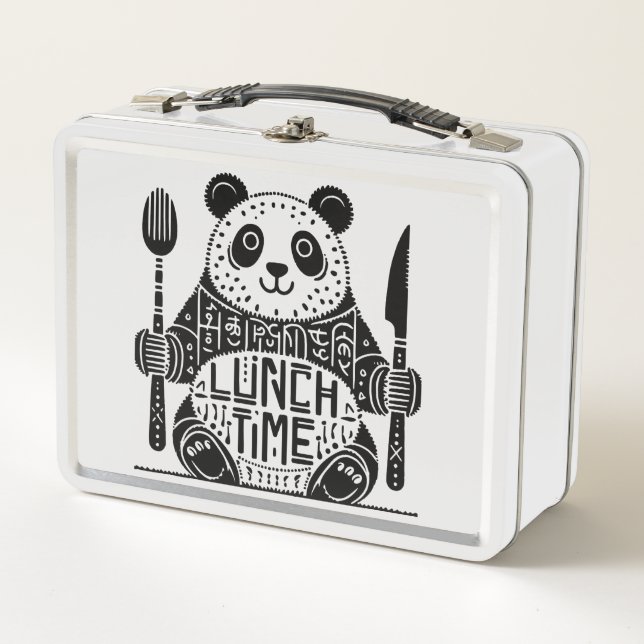 Panda Lunch Box - Snack, Smile, Play! (Anverso)