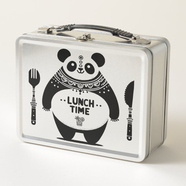 Panda Lunch Time Box - Comida tu diversión (Anverso)