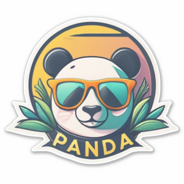 Panda Magic en cada hoja de Pegatina (Anverso)