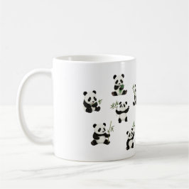 Panda Mug Adorable con Copa de Diseño de Bambú
