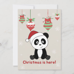 Panda Navidad Nieve Animales de Invierno Pandas Fi