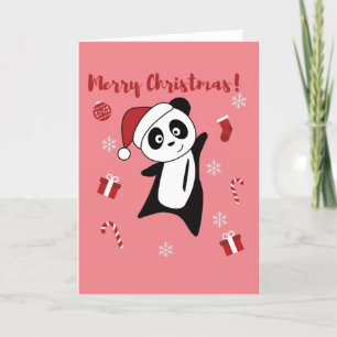 Panda Navidad Nieve Animales de invierno Pandas Fi