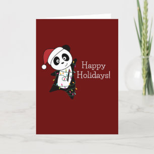 Panda Navidad Nieve Animales de Invierno Pandas Fi