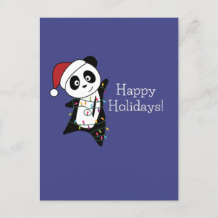Panda Navidad Nieve Animales Navideños Pandas Fies