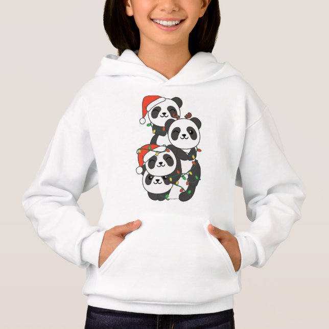 Panda Navidades navideños Animales Pandas (Anverso)