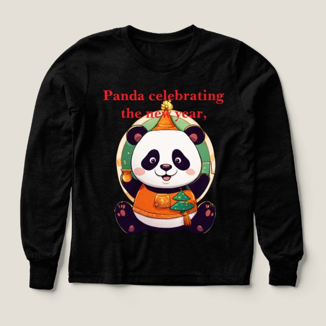 Panda Party — Cartoon New Year (Diseño frontal)