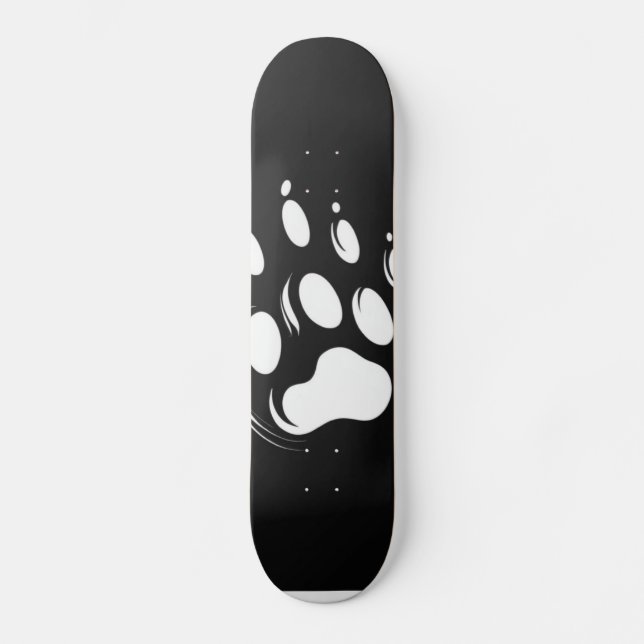 Panda Paw Skateboard (Anverso)